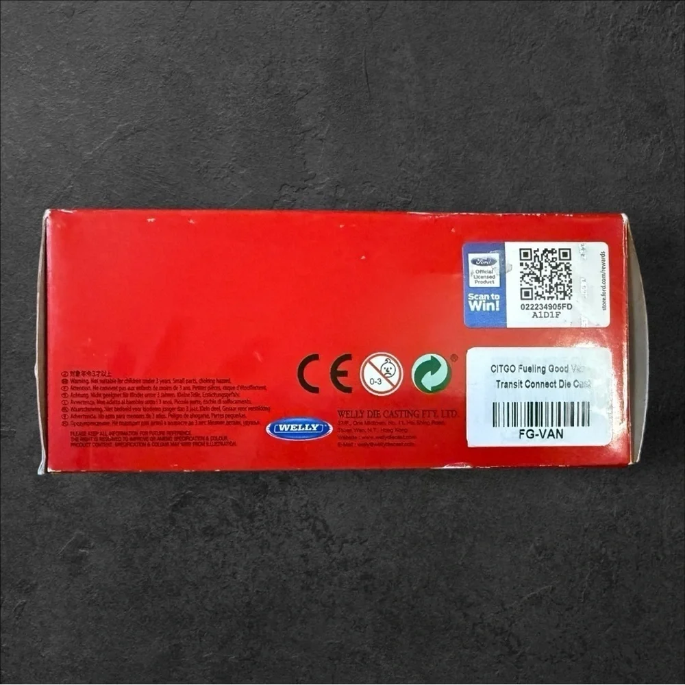 CITGO FUELING GOOD ROAD TRIP FORD TRANSIT CONNECT DIE CAST VAN  - NIB